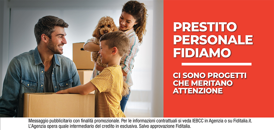Agenzia Fast Money Fiditalia | Termoli, Isernia, Campobasso | Prestito Personale Fidiamo - Ti aspettiamo per realizzare i tuoi progetti. Messaggio pubblicitario con finalità promozionale. Per le informazioni contrattuali si veda IEBCC in Agenzia o su Fiditalia.it. L’Agenzia opera quale intermediario del credito in esclusiva. Salvo approvazione Fiditalia.